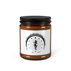 Amber jar soy candle
