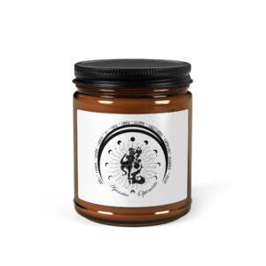 Amber jar soy candle