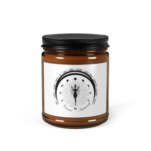 Amber jar soy candle