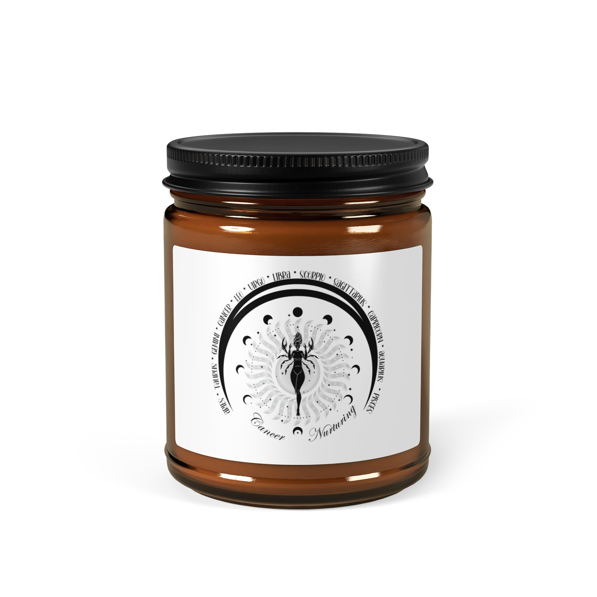 Amber jar soy candle - Image 4