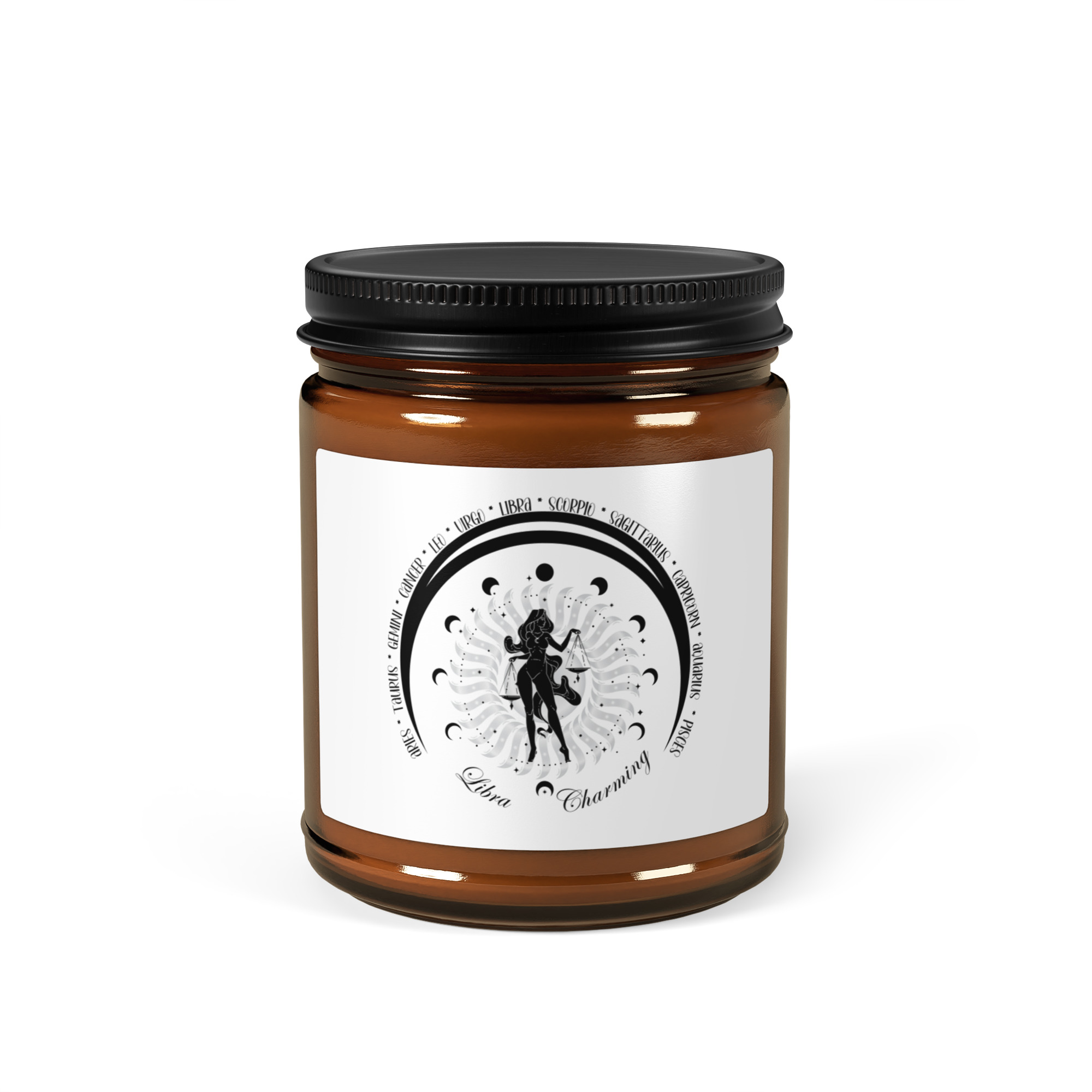 Amber jar soy candle - Image 5